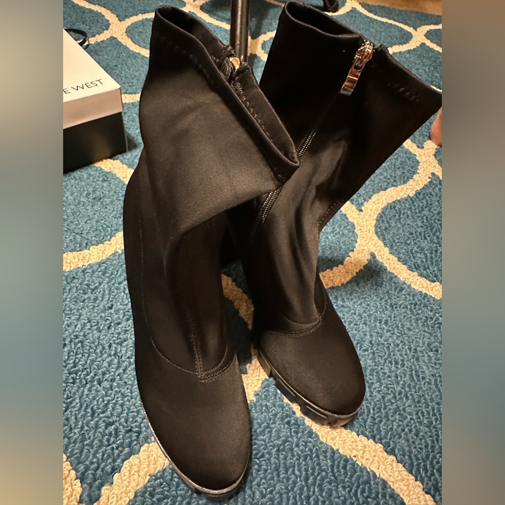 Black (Stretch) Ankle Boots